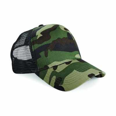 Berretto da camionista snapback mimetico