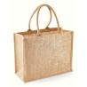 Borsa shopper in juta scintillante f.to 42x33x19 cm.