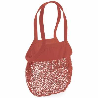 Borsa della spesa in rete di cotone biologico