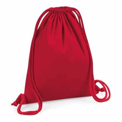 Sacca da ginnastica in cotone biologico premium