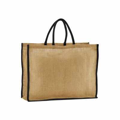 Borsa da mercato in juta inamidata naturale
