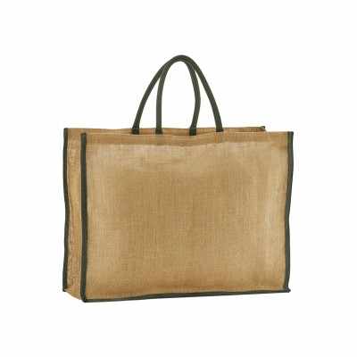 Borsa da mercato in juta inamidata naturale