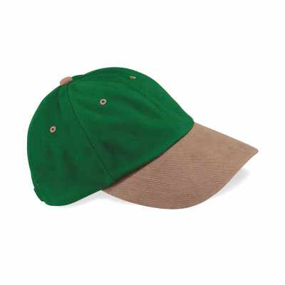 Cappellino in cotone spazzolato pesante a basso profilo
