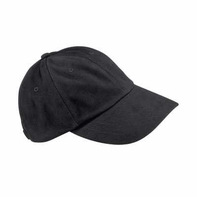 Cappellino in cotone spazzolato pesante a basso profilo