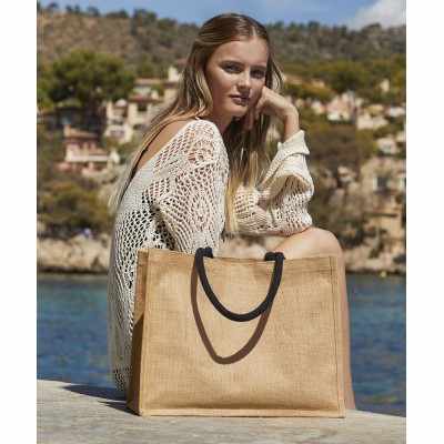 Shopper classica in juta