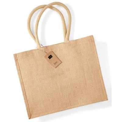 Shopper classica in juta