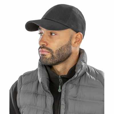 Cappellino in cotone spazzolato pesante a basso profilo