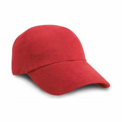 Cappellino in cotone spazzolato pesante a basso profilo