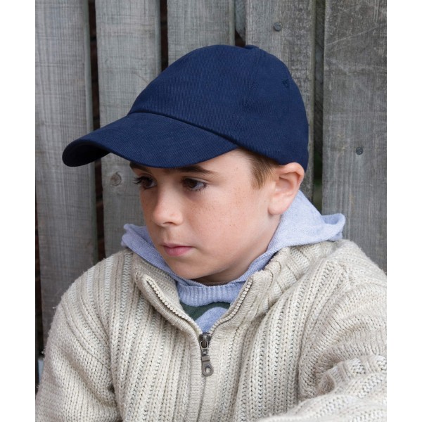 Cappellino junior in cotone pesante spazzolato a basso profilo - cod. RWRC24J
