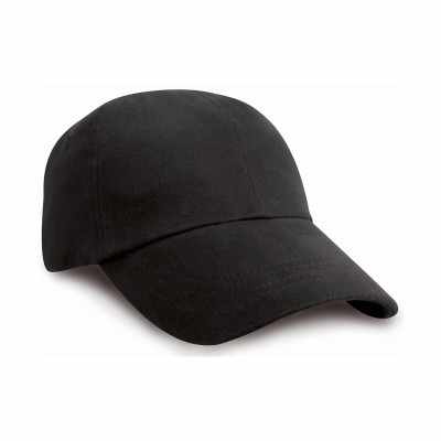 Cappellino junior in cotone pesante spazzolato a basso profilo