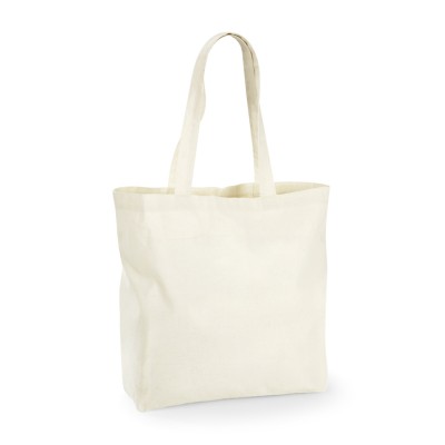 Maxi tote in cotone riciclato