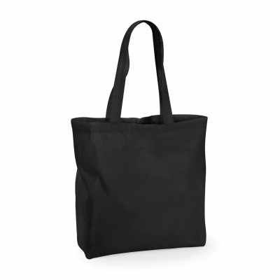 Maxi tote in cotone riciclato