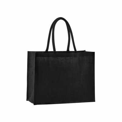 Shopper classica in juta inamidata naturale