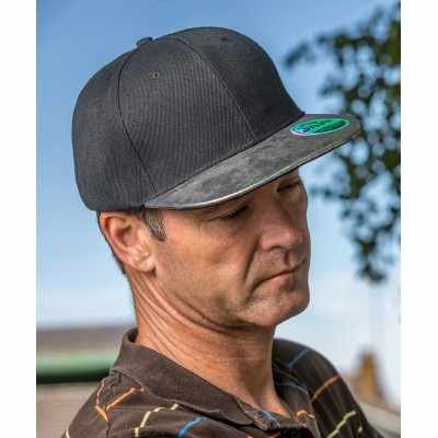 Cappellino snapback con visiera piatta e glitter Bronx