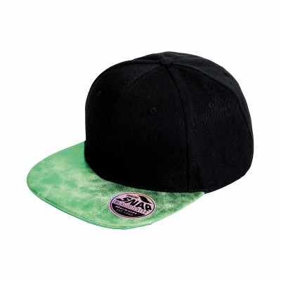 Cappellino snapback con visiera piatta e glitter Bronx