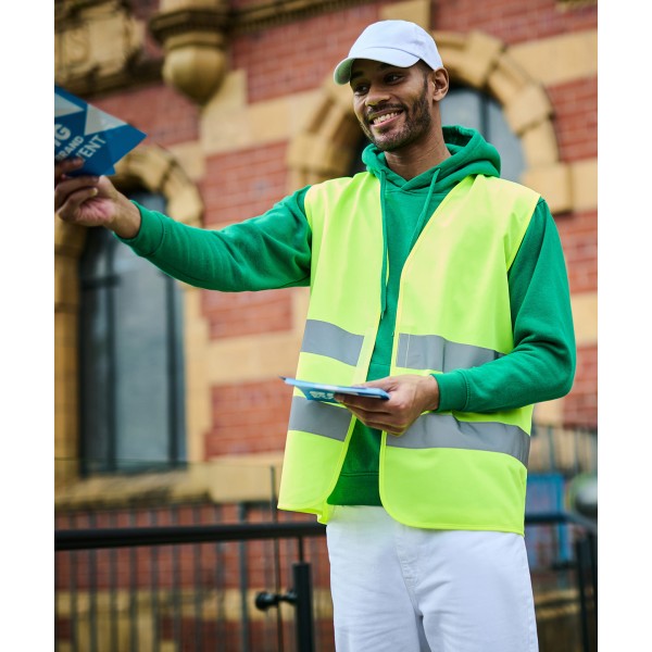 Gilet Pro Hi-Vis a due bande, facile da stampare - cod. RWRG471