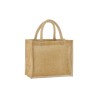 Borsa midi in juta naturale f.to 30x30x19 cm.