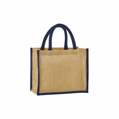 Borsa midi in juta inamidata naturale