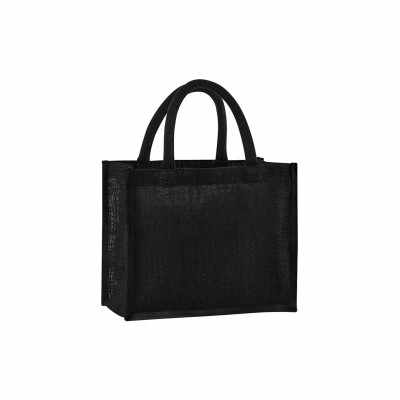 Borsa midi in juta inamidata naturale