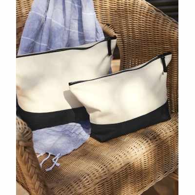 Borsa per accessori in tela con base immersa