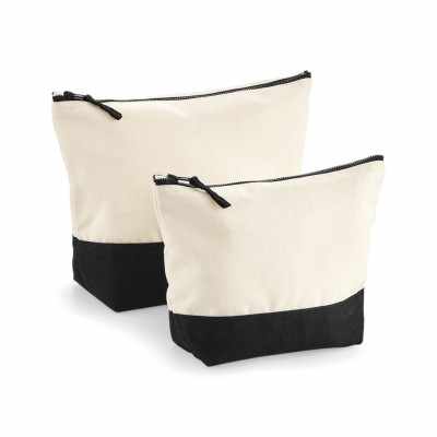 Borsa per accessori in tela con base immersa
