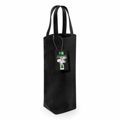 Borsa per bottiglie in cotone Fairtrade