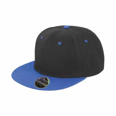 Cappellino snapback bicolore originale Bronx con visiera piatta