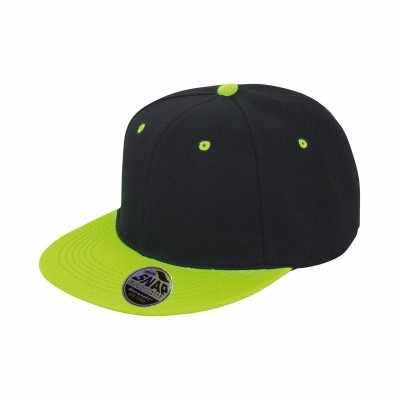 Cappellino snapback bicolore originale Bronx con visiera piatta