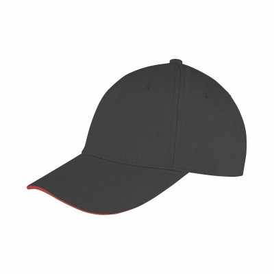 Cappellino con visiera sandwich a basso profilo in cotone spazzolato Memphis