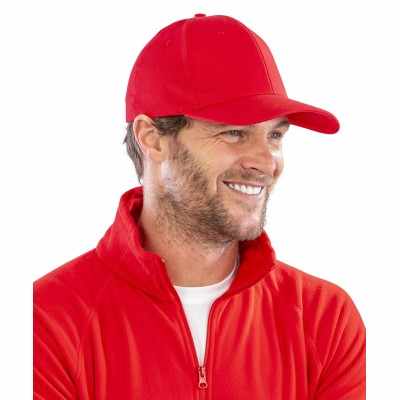 Cappellino Memphis a 6 pannelli in cotone spazzolato a basso profilo Cappellino Memphis a 6 pannelli in cotone spazzolato a basso profilo