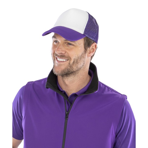 Cappellino da camionista Core Detroit ½ mesh - cod. RWRC89X