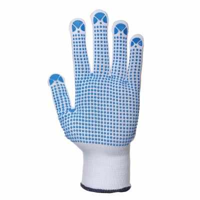 Guanto in nylon a pois (A110)