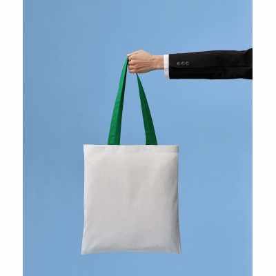 Borsa shopper Varsity in cotone con manico lungo Borsa shopper Varsity in cotone con manico lungo