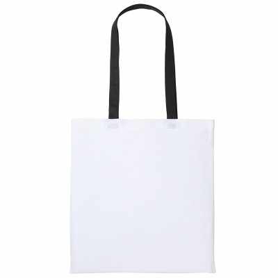 Borsa shopper Varsity in cotone con manico lungo Borsa shopper Varsity in cotone con manico lungo