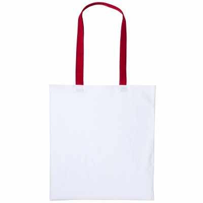 Borsa shopper Varsity in cotone con manico lungo Borsa shopper Varsity in cotone con manico lungo