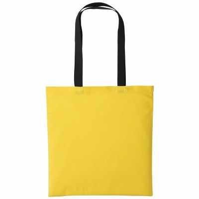 Borsa shopper Varsity in cotone con manico lungo Borsa shopper Varsity in cotone con manico lungo