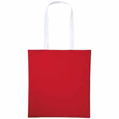 Borsa shopper Varsity in cotone con manico lungo Borsa shopper Varsity in cotone con manico lungo