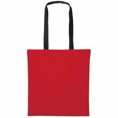 Borsa shopper Varsity in cotone con manico lungo Borsa shopper Varsity in cotone con manico lungo
