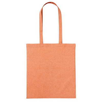 Shopper in cotone riciclato con manico lungo Shopper in cotone riciclato con manico lungo