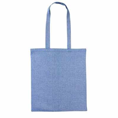 Shopper in cotone riciclato con manico lungo