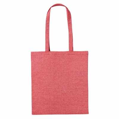 Shopper in cotone riciclato con manico lungo