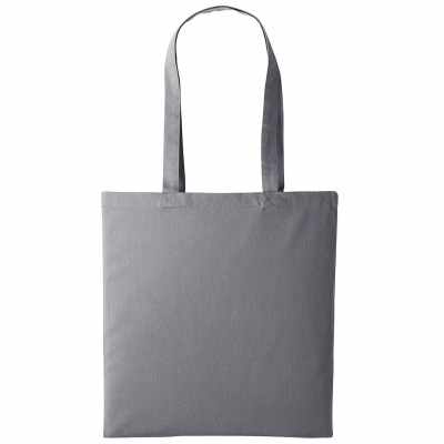 Shopper in cotone con manico lungo