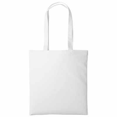 Shopper in cotone con manico lungo