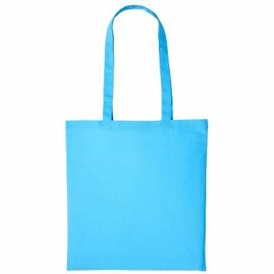 Shopper in cotone con manico lungo