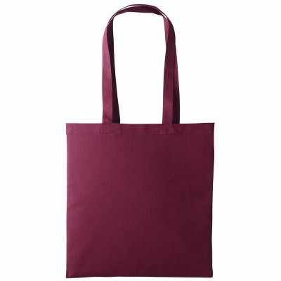 Shopper in cotone con manico lungo
