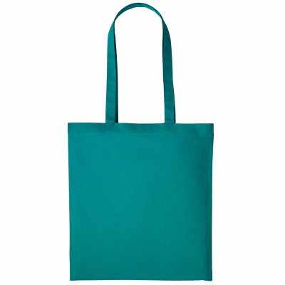 Shopper in cotone con manico lungo