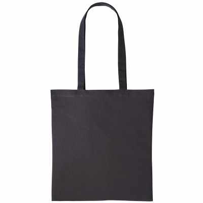 Shopper in cotone con manico lungo