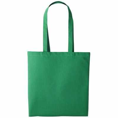 Shopper in cotone con manico lungo