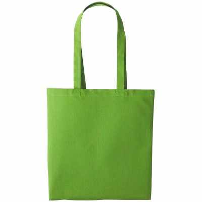 Shopper in cotone con manico lungo