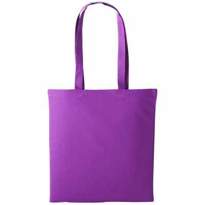 Shopper in cotone con manico lungo